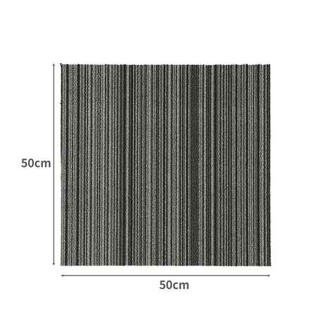 Marlow 20x Carpet Tiles 5m2 Box Heavy Black-1954802710482128898