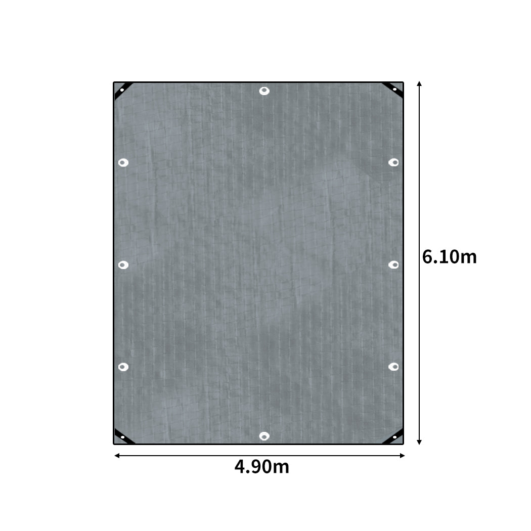 Manan Tarp Tarpaulin 200GSM Camping 4.9mx6.1m-2018816780822253570