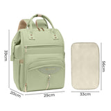 Mummy Backpack Nappy Diaper Bag Baby Travel Changing - Front View