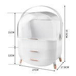 Makeup Organizer Case Drawer Portable White-2006733282275889154