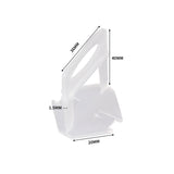 2000x 1.5MM Tile Leveling System Clips - Front View