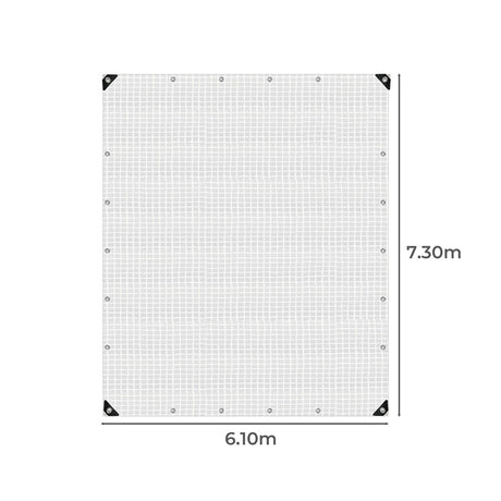 Manan Tarp Tarpaulin 200GSM Camping 6.1mx7.3m-1954802675463884802
