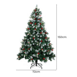 SANTACO Christmas Tree Snow Flocked 1.5M-2018816845842354178