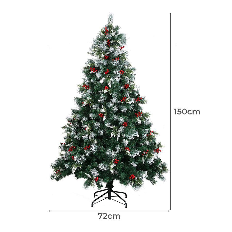 SANTACO Christmas Tree Snow Flocked 1.5M-2018816845842354178