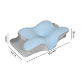 Dreamz Contour Memory Foam Pillow for Pain Relief - Front View