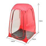 2x Mountview Pop Up Tent Camping Weather Red - Front View