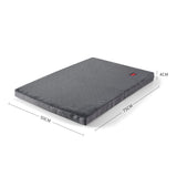 PaWz Pet Bed Foldable Dog Puppy Beds Grey Medium - Front View