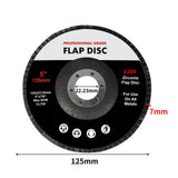 Traderight Flap Discs 125mm 5