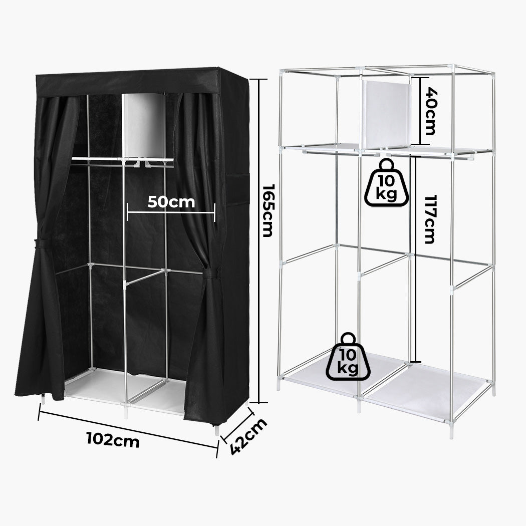 Levede Portable Closet Wardrobe Organizers 102CM-2018816667961921538