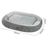 Pawz Pet Bed Washable Plush Orthopedic Soft Non Slip - Front View