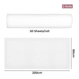 100PCS Disposable Bed Sheet Non-woven - Front View