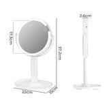 Yezi 10x Magnifying Makeup Mirror with LED Light - Front View