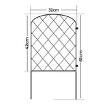 Mountview 10 Pcs Garden Fence Border Rustproof Metal-2006733422399197186