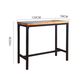 Levede High Bar Table Vintage Industrial - Front View