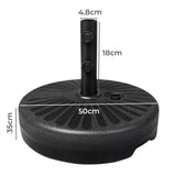 Centra Outdoor Umbrella Base Stand - Front View