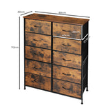 Levede Storage Cabinet Tower Chest King Single - Front View