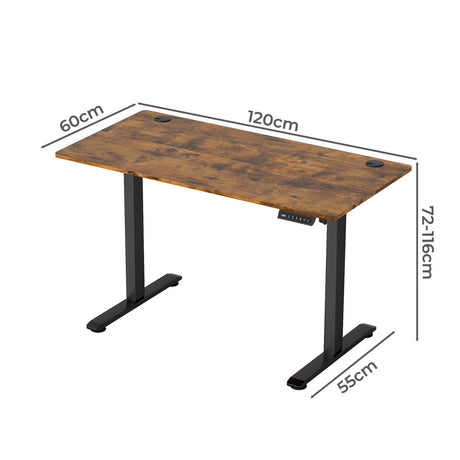 Levede Electric Standing Desk Height Adjustable 120cm-2006733411150073858