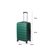 Slimbridge 24" Luggage Case Suitcase Green 24 inch-2006733064964804610