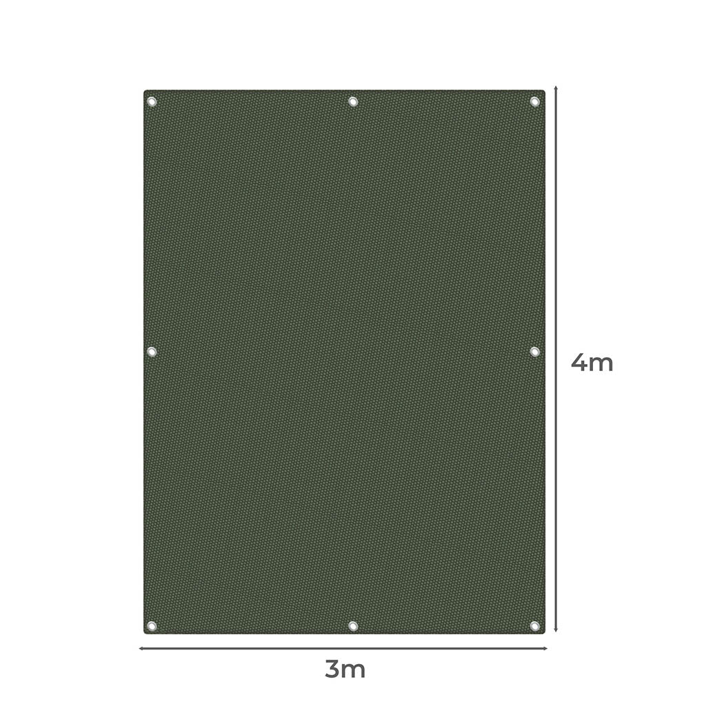 Polyester Canvas Tarp Tarpaulin Sun 4x3 Meter-1954802676395020290