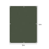 Polyester Canvas Tarp Tarpaulin Sun 4x3 Meter - Front View