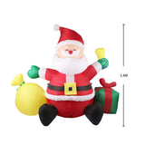Santaco Inflatable Christmas Outdoor - Front View
