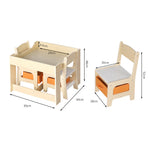 BoPeep Kids Table and Chair Set Storage-2006733202777051138