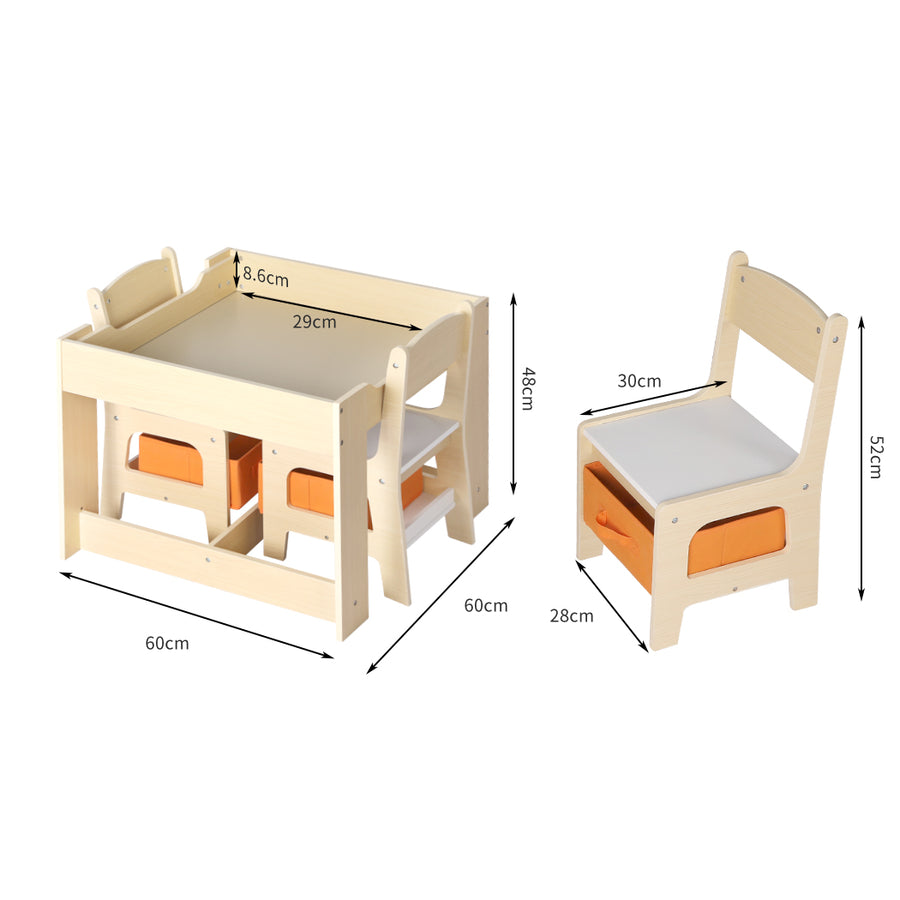BoPeep Kids Table and Chair Set Storage-2006733202777051138