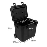 Mountview Cooler Ice Box 27L/43L Portable Chest Trolly For Camping BBQ Picnic-2018816868709699586