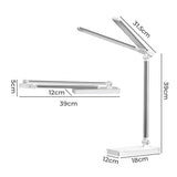 Emitto Double Head Desk Lamp LED Light Eye Caring USB - Front View