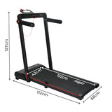 Centra 2 In 1 Treadmill - Front View