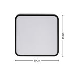 EMITTO 3-Colour Ultra-Thin 5CM LED Ceiling 36W Black-2018816684705583106
