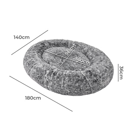 TheNapBed Memory Foam Pet Bed Grey Charcoal-1954802572904763394