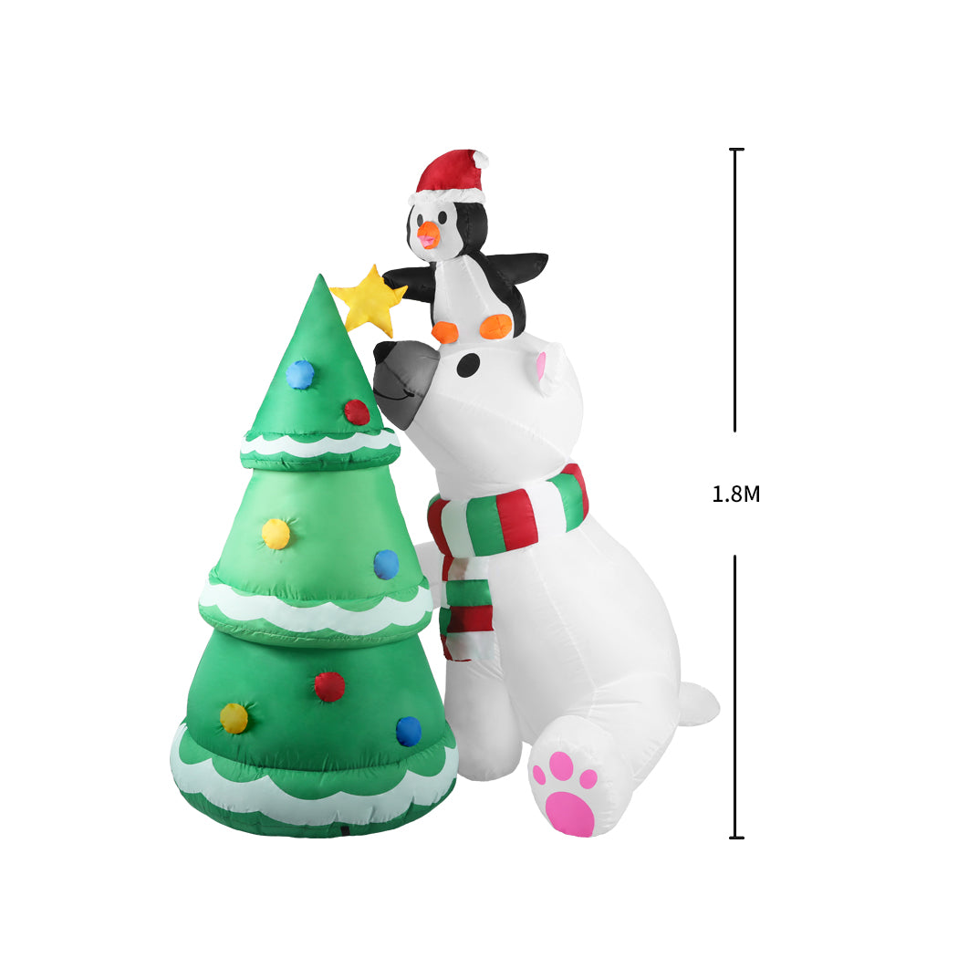 Santaco Inflatable Christmas Decor Polar-2018816863294853122