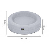 Pawz Pet Orthopedic Calming Bed Memory Foam Dog Sofa - Front View