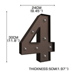 LED Metal Number Lights Free Standing-2006733354338226178