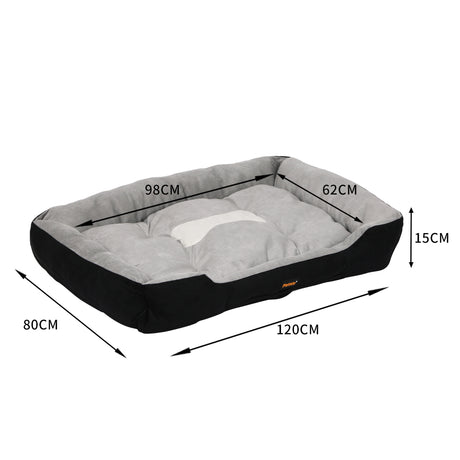 PaWz Pet Bed Dog Beds Bedding Mattress XXL Black XX-Large-1954802495536631810
