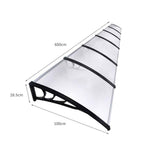 Mountview Window Door Awning Outdoor 1M X 6M Transparent 1x6M-2006733105112682498