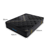 Dreamz Spring Mattress Bamboo Euro Top Queen - Front View