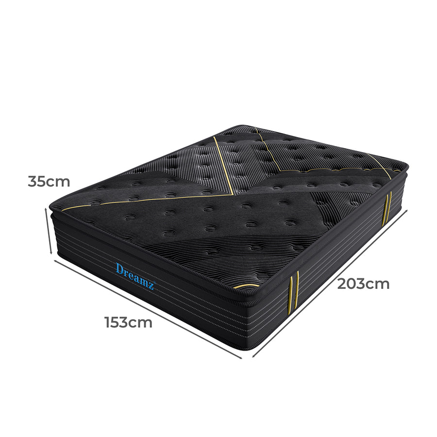 Dreamz Spring Mattress Bamboo Euro Top Queen-2006733094010359810