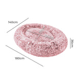 TheNapBed Memory Foam Pet Bed Pink-2018816914691854338