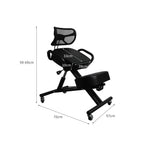 Levede Kneeling Chair Office Ergonomic Black-2006733286877040642