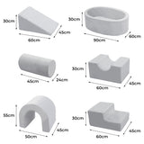Bopeep Kids Foam Blocks Play Set Pit Climb Crawl Slide Soft Toddlers Toys Indoor - Front View