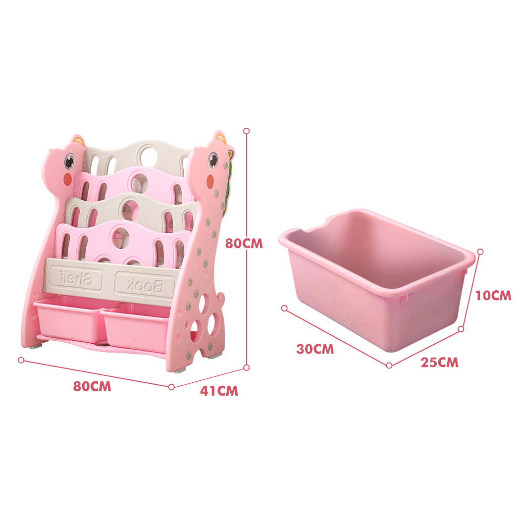 BoPeep Kids Bookshelf Bookcase Magazine Pink-2018816767715053570
