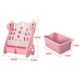 BoPeep Kids Bookshelf Bookcase Magazine Pink - Front View