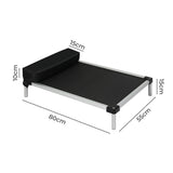 PaWz Pet Trampoline Aluminium Frame L Black Large-2018816793694572546