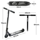 Monvelo Stunt Scooter Kids 360? Freestyle Tricks Ride - Front View