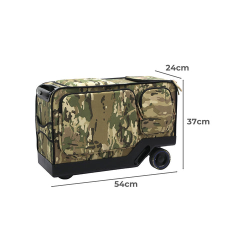 Slimbridge 20" Electric Riding Luggage Suitcase Green Colour-2018816941929664514