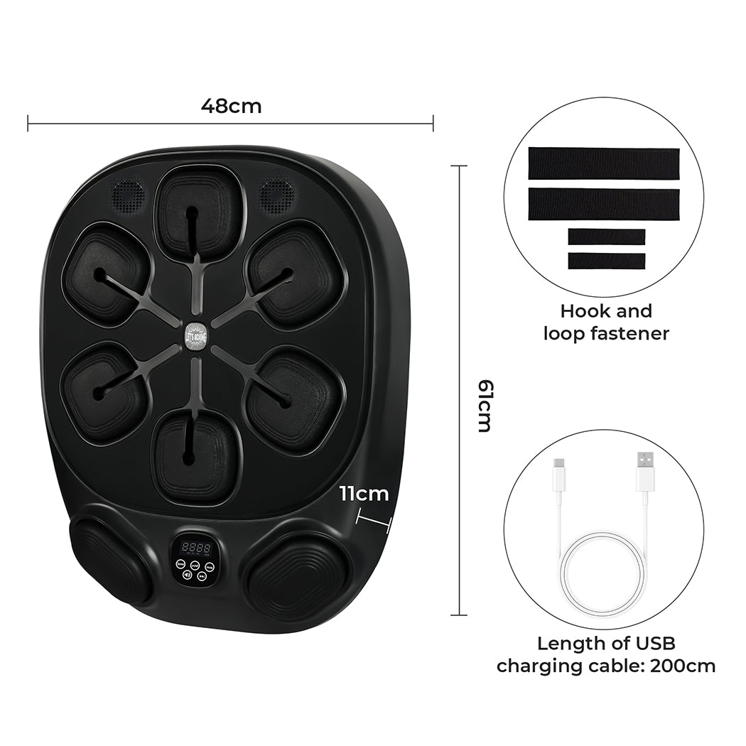 Centra Smart Music Boxing Machine Wall Mounted Black-1954802483956158466