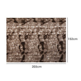 Dreamz Luxury Tie-dyed Blanket Brown 152cm x 203cm-2006732826300518402