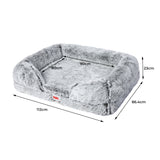 PaWz Pet Bed Orthopedic Sofa Dog Beds L Large - Front View
